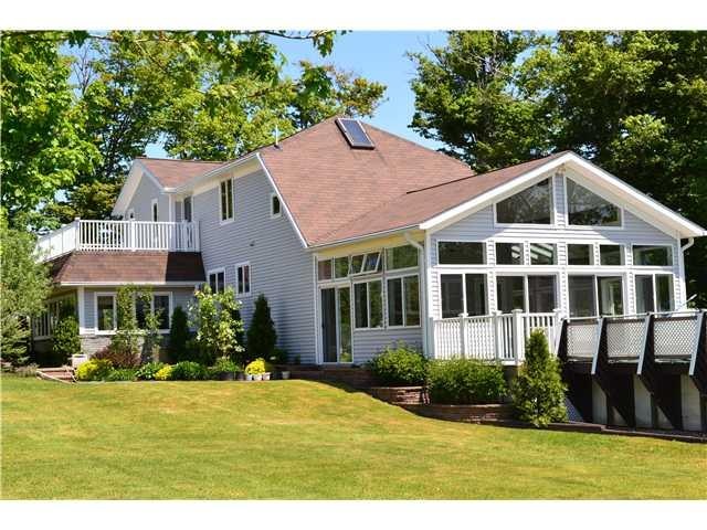 Exterior Back. WOW!  A Dream Home in the Country.