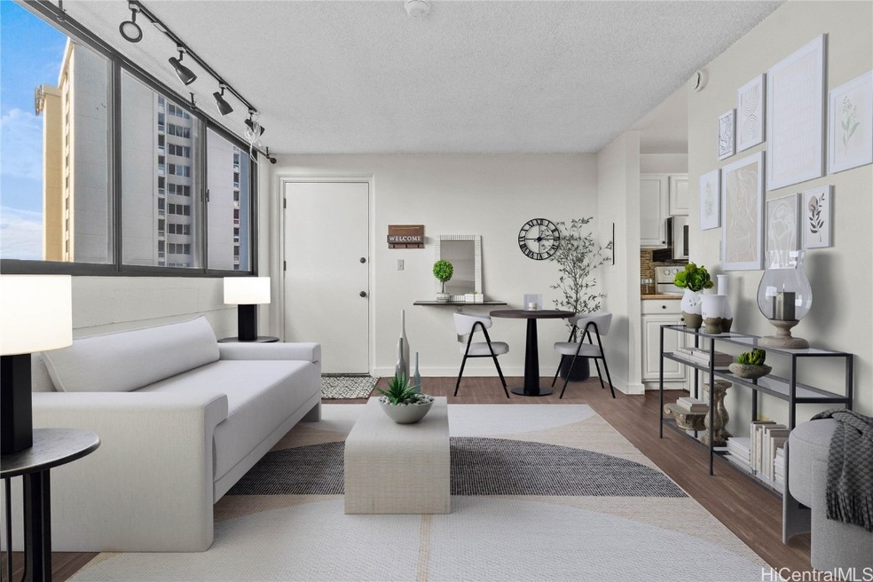Living room, enhanced.