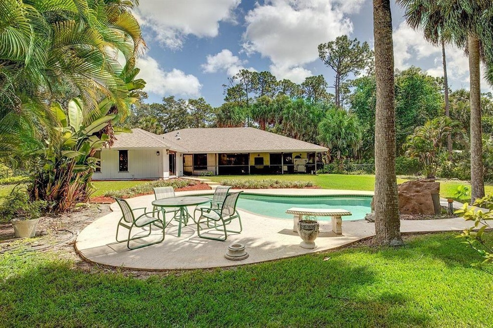 Rear view with pool