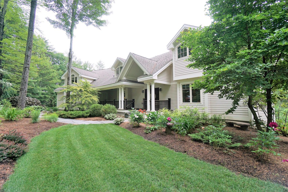 Front lawn with irrigation