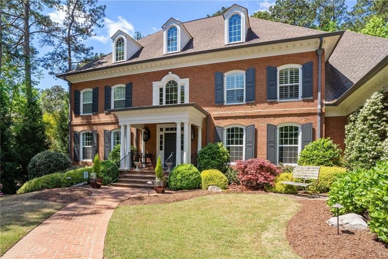 Classic brick estate located on the highly desired