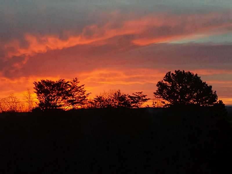 View. Sunset view from the front porch