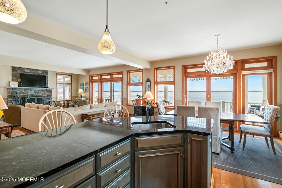 Kitchen to Living and Dining