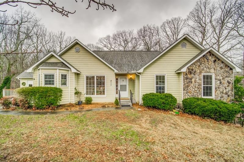 This is it, the private stepless ranch home on a f