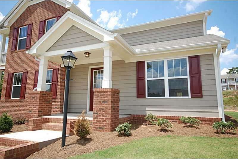 Exterior Front. This picture is of a similar home 