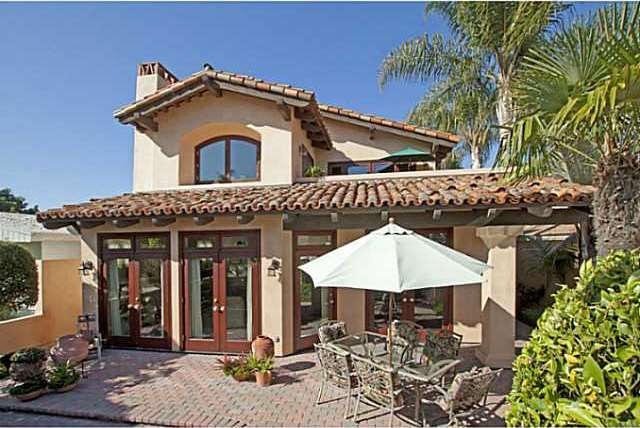 Private front entrace with large beautiful patio a