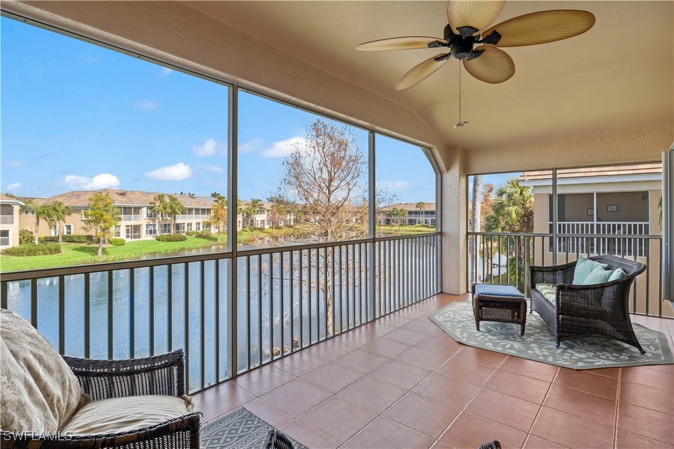 Enjoy unobstructed views of the tranquil lake and