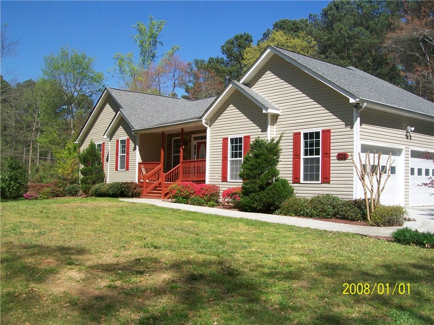 The first drive way brings you into the main level