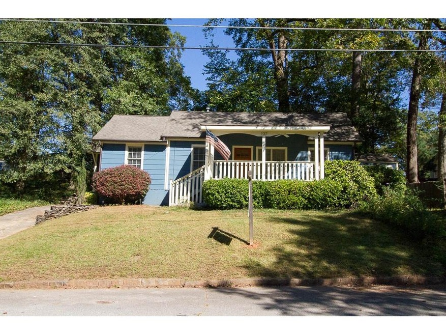 This lovely City of Decatur home sits perched abov