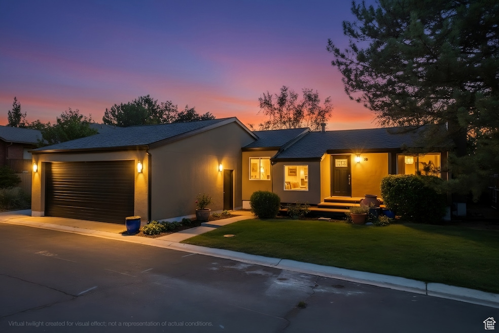 Brand new exterior home with stucco