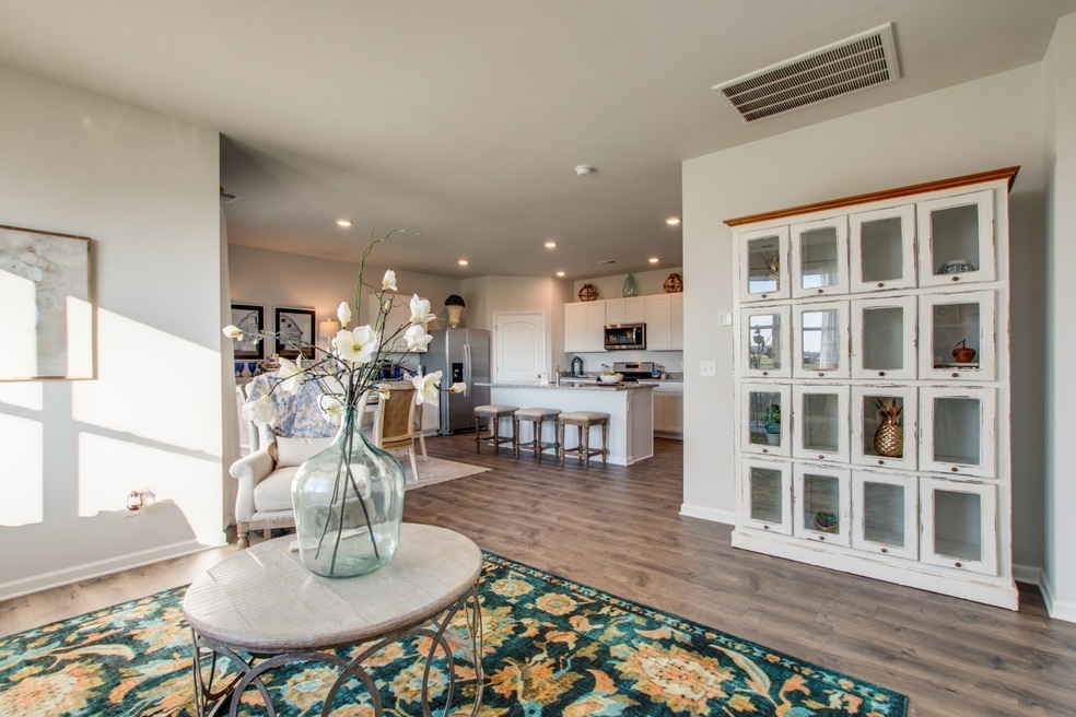 Sunlight flows through the home - picture of the model home