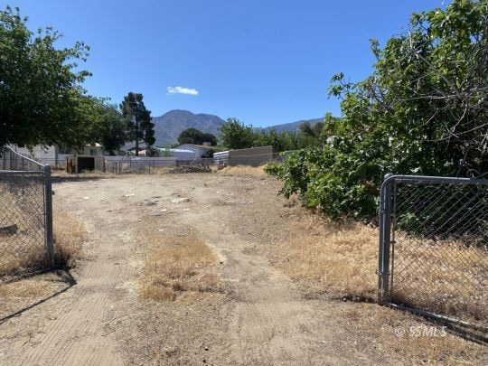 front of property