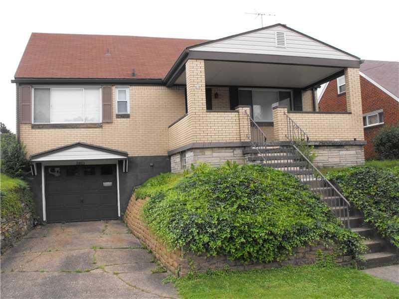 Exterior Front. SOLID BRICK RANCH- COVERED FRONT P