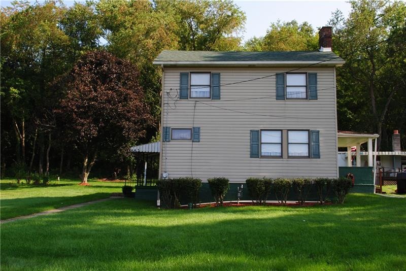 nice flat double lot yard