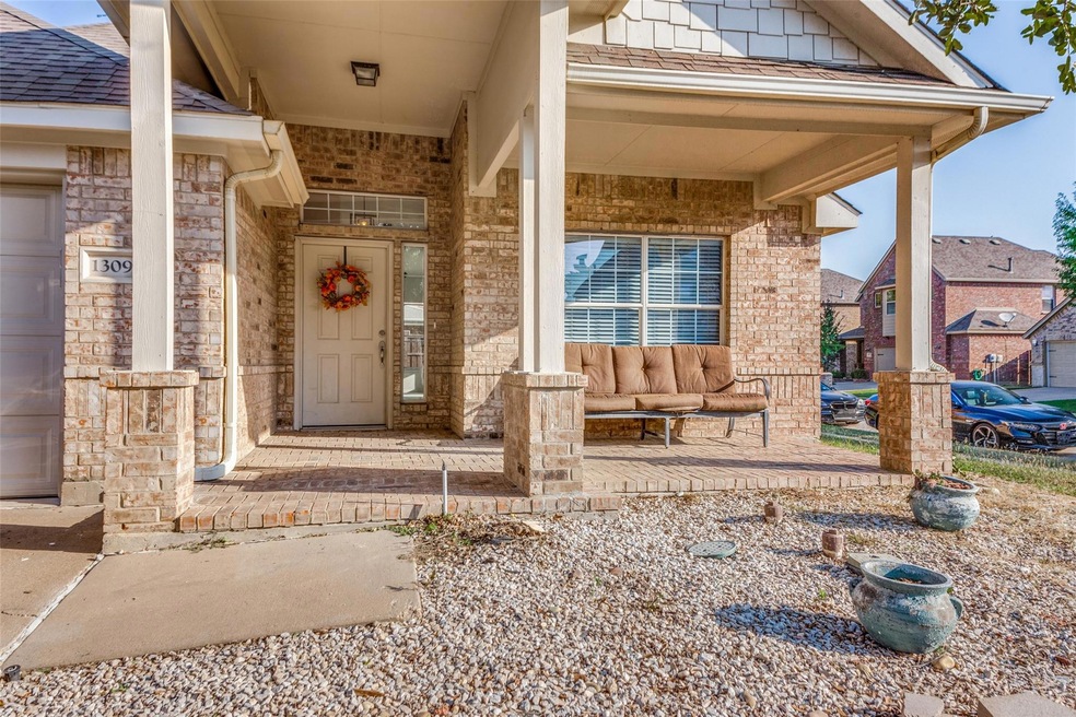 Charming covered front porch
