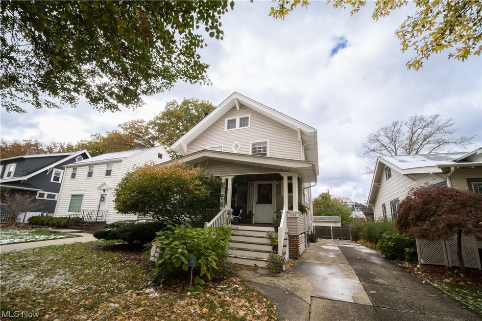 View of front facade featuring a porch