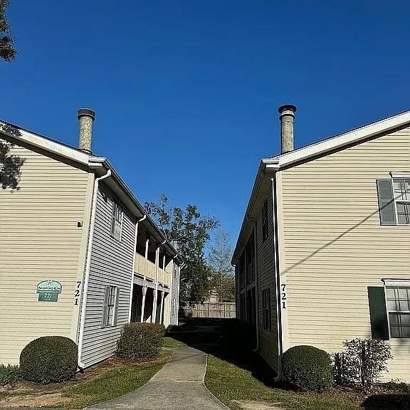 Side from parking area (Building on left)