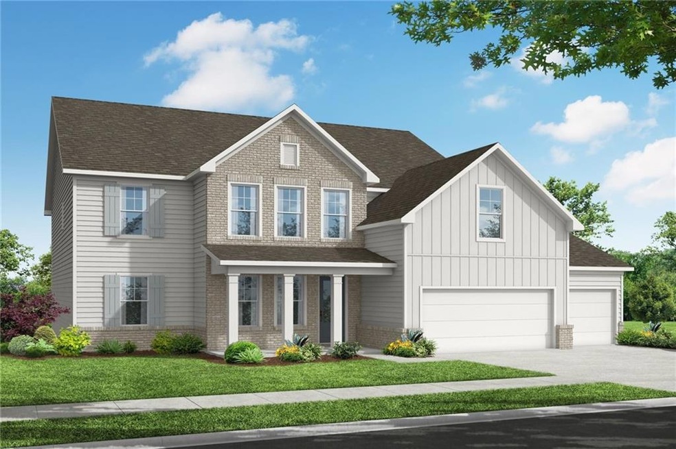 Hampton B Elevation, representation of home to be 