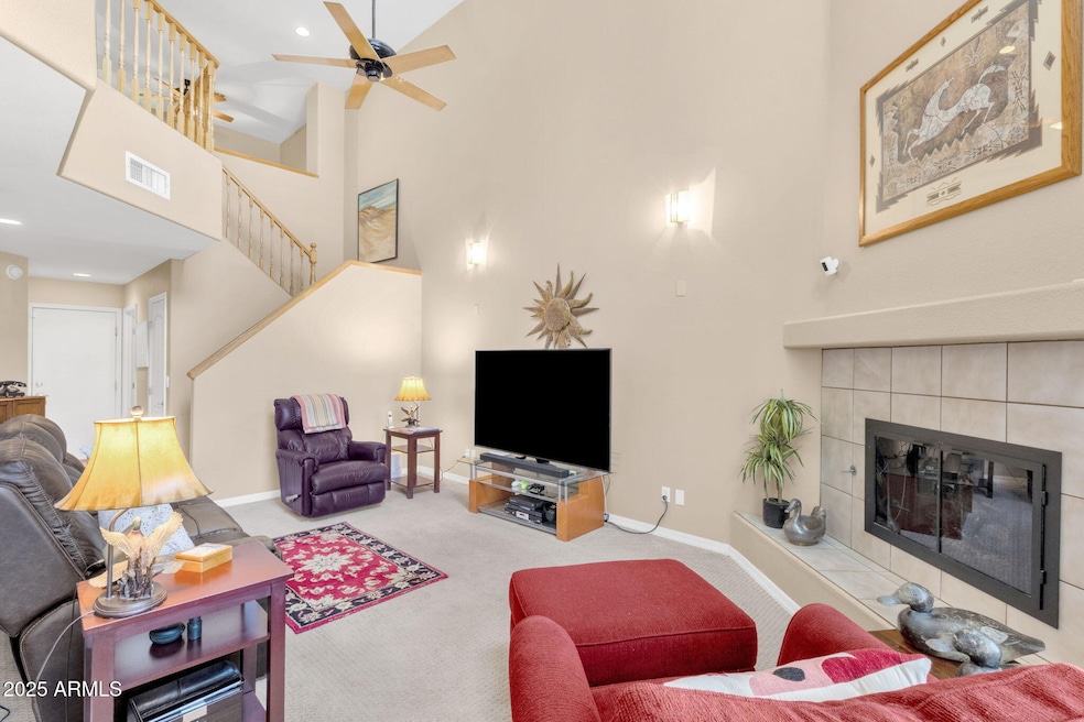 Fireplace in Family Room