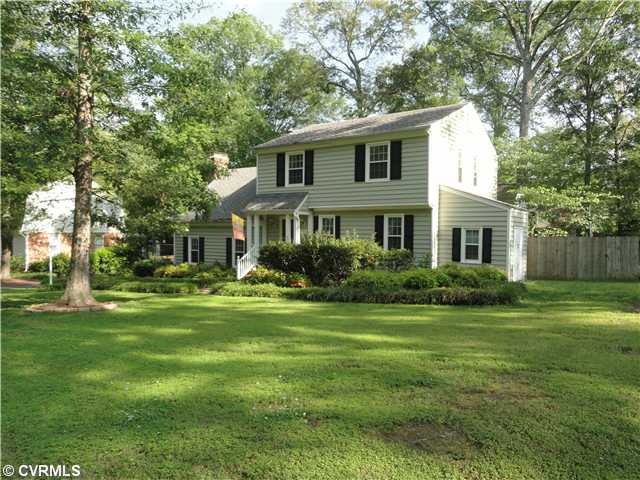 Exterior Front - Nice Lawn with Mature plantings. 