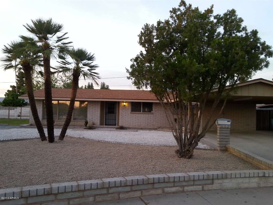 Front of the house