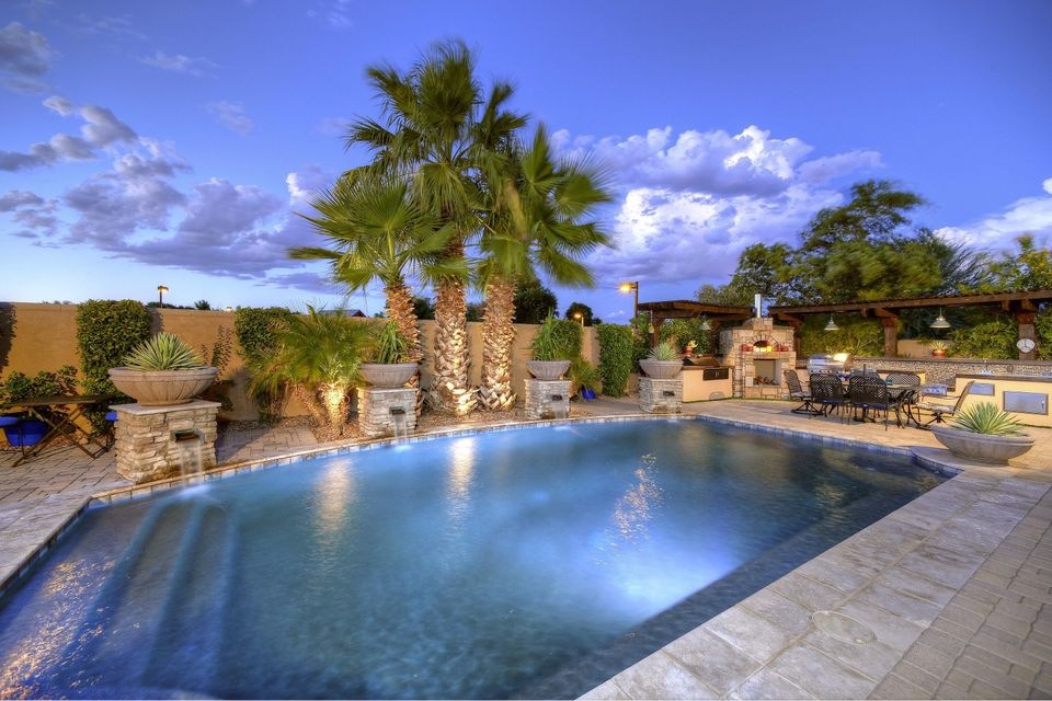 Pool at Sunset