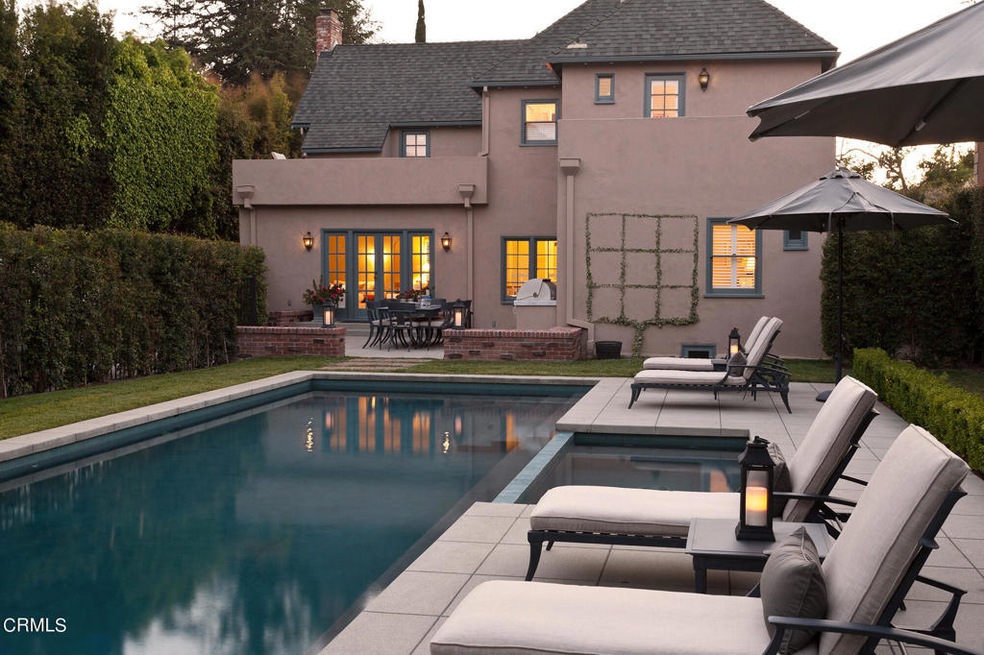 Exterior toward house