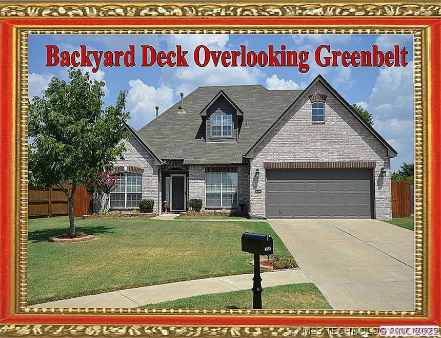 Full Brick Home Located on Cul-De-Sac.  3 BR's + O