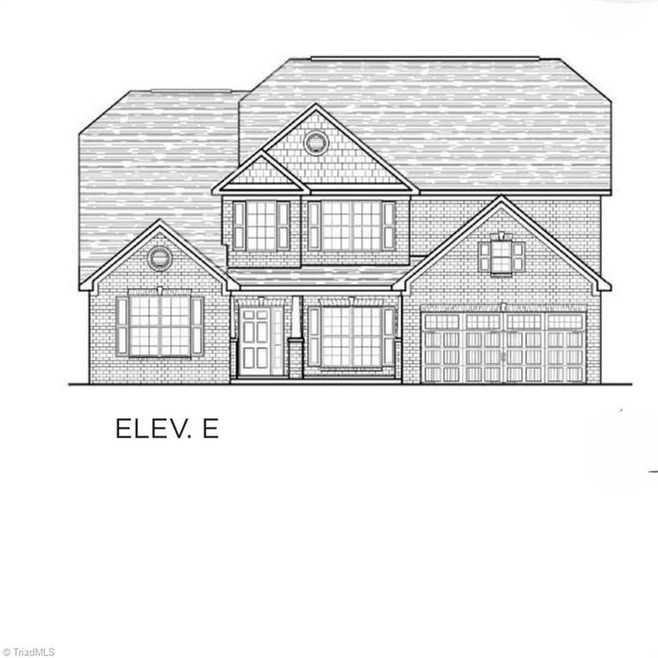 Rendering of home under construction.