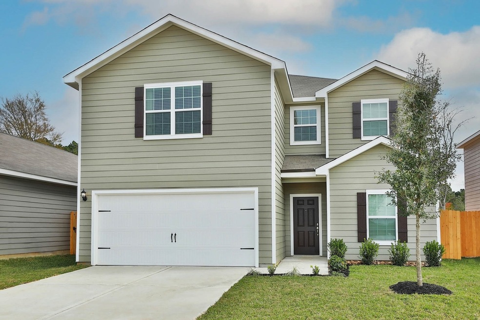 This is an example of the Driftwood floor plan home being built at 23112 Shakespeare dr in Williams Trace by LGI Homes in Magnolia TX. Construction is set to complete end of August 2022.