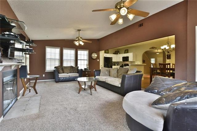 Second large living area at the back of this home 