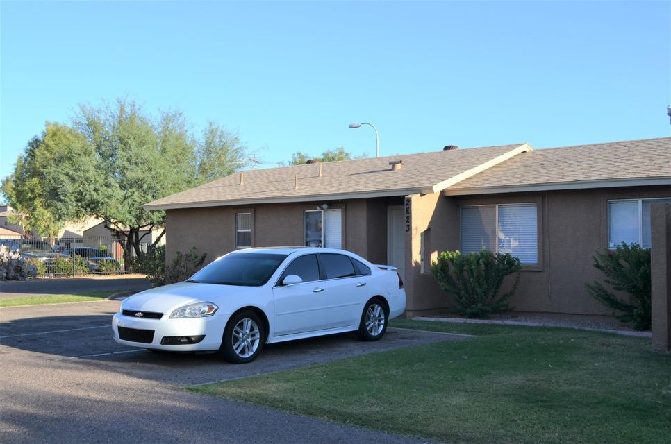 Outside front