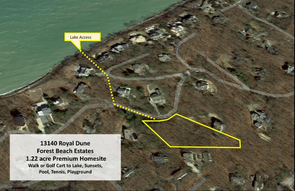 Forest Beach Access Map 13140 Royal Dune