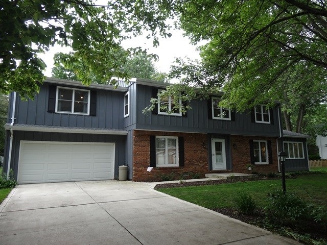 Brick and cedar exterior