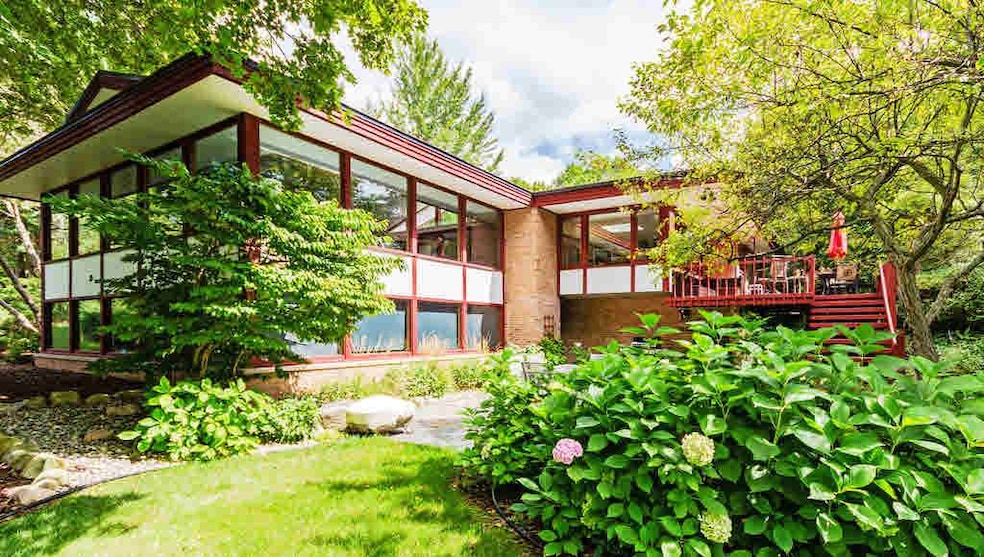 Back of the house is all windows.