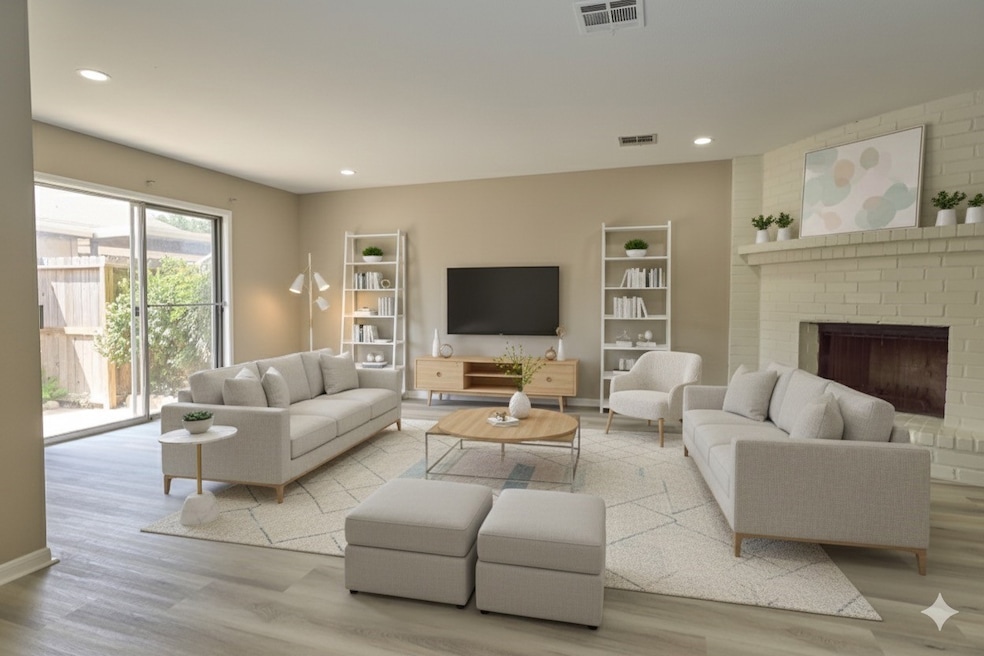 Living Room Virtually staged