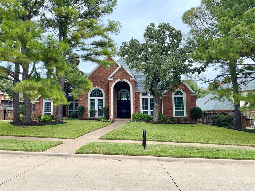 Surrounded by mature trees