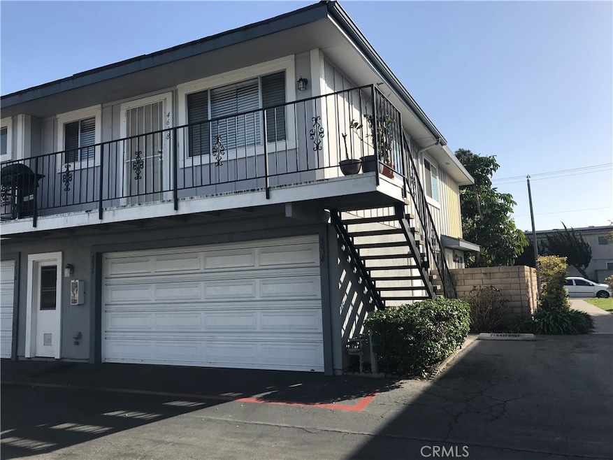 Upper Unit, One Level, Shared Two Car Garage.