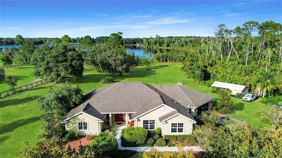 Aerial Front View of Home