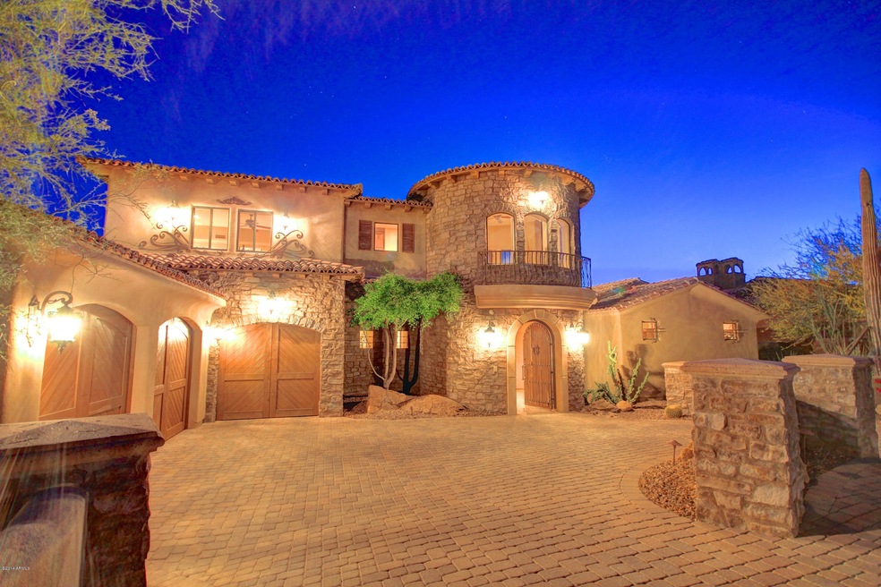 NIghtime Front Elevation
