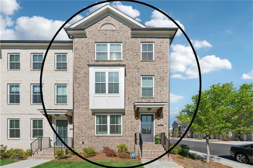 Multi unit property featuring brick siding