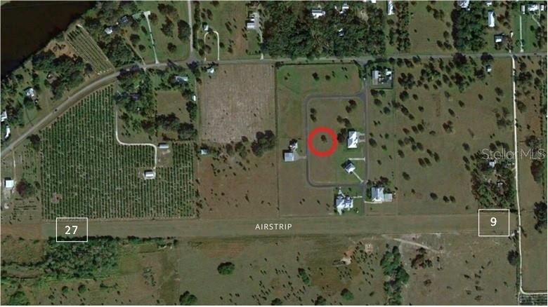 Lot 19, Short taxi to airstrip.