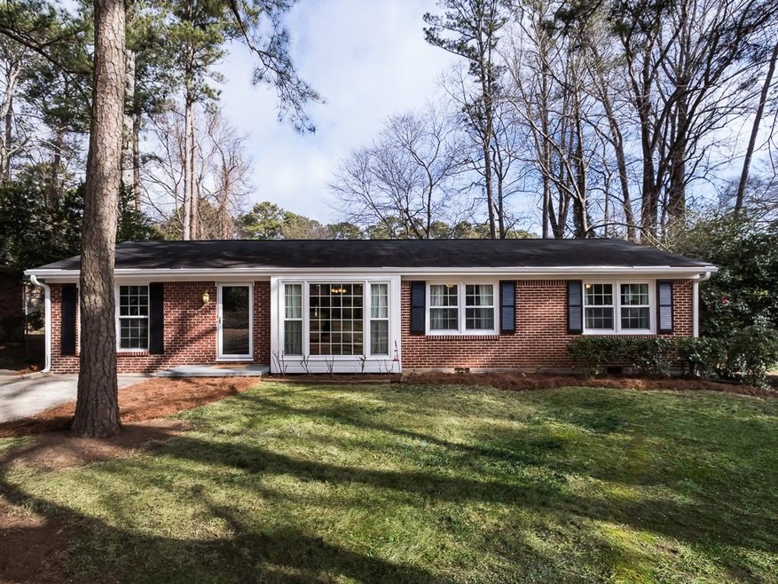 Chamblee Charmer on beautiful level lot