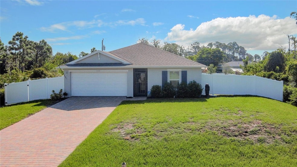 Newly constructed house with lovely curb appeal