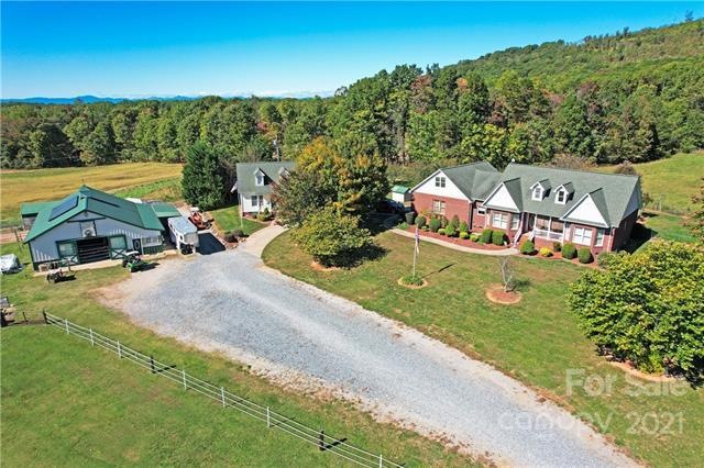 Main Home, Guest House & 6-stall horse barn