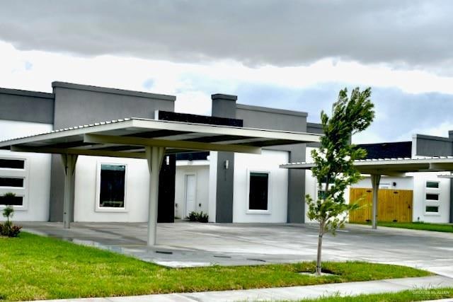 View of back of property
