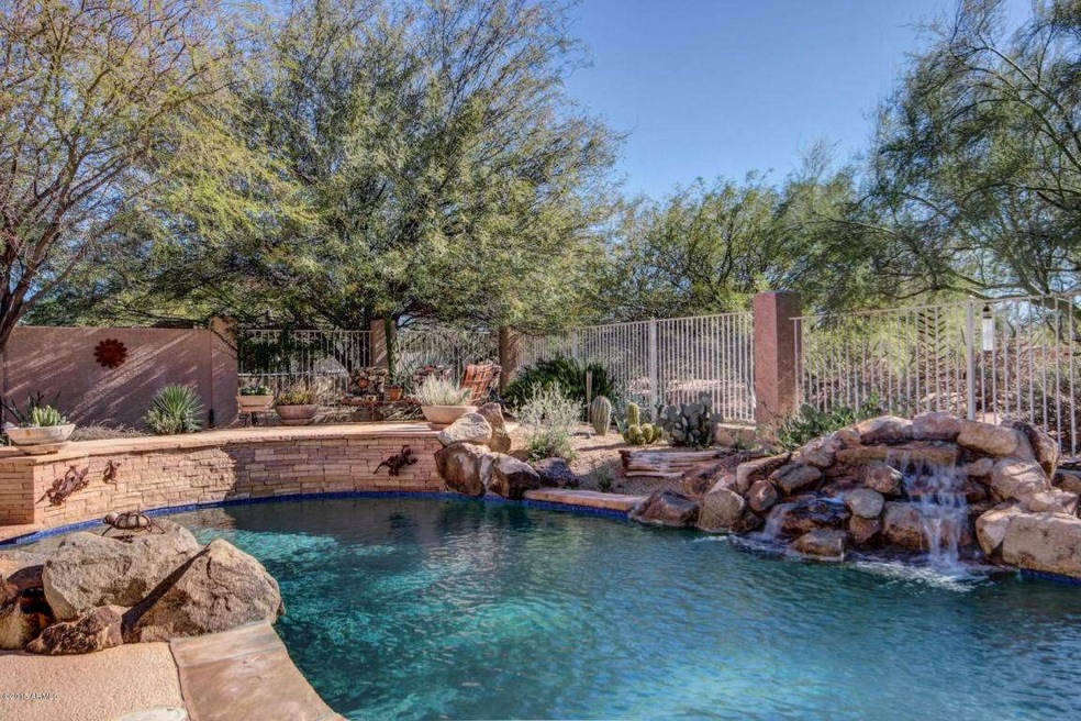 Chaparosa pool with waterfall