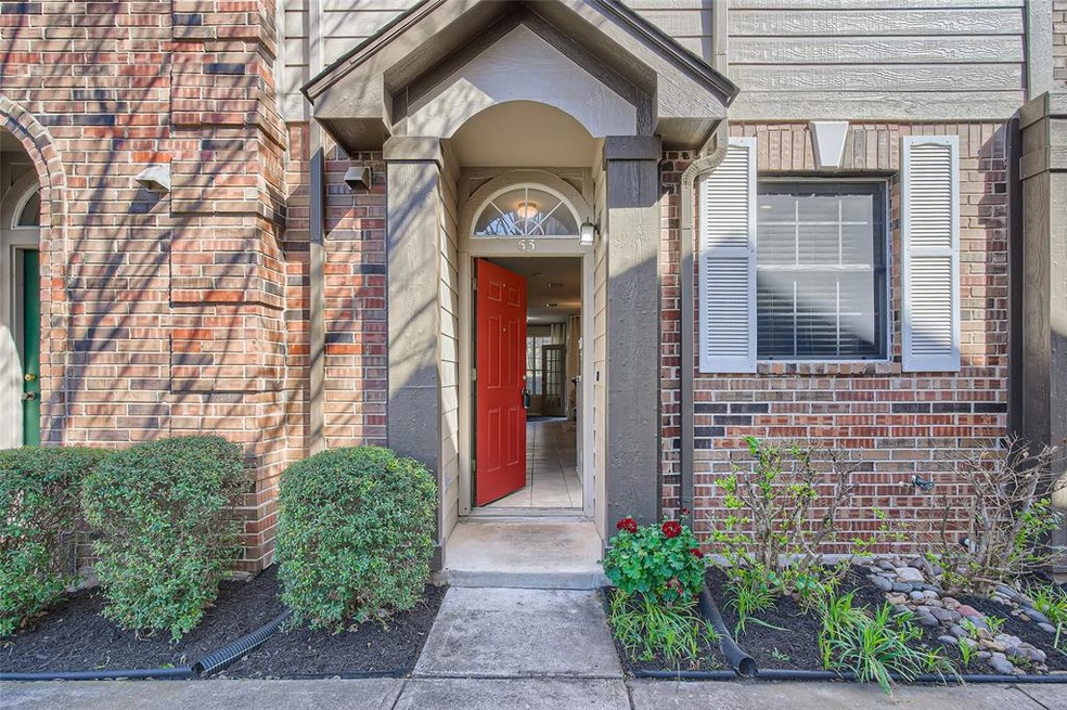 Beautiful red door entrance.