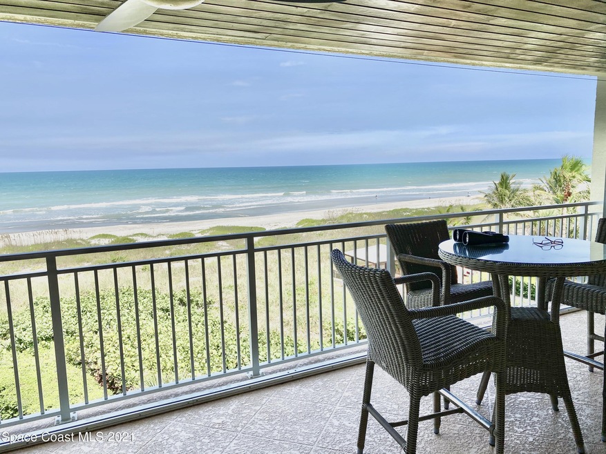 Direct ocean balcony