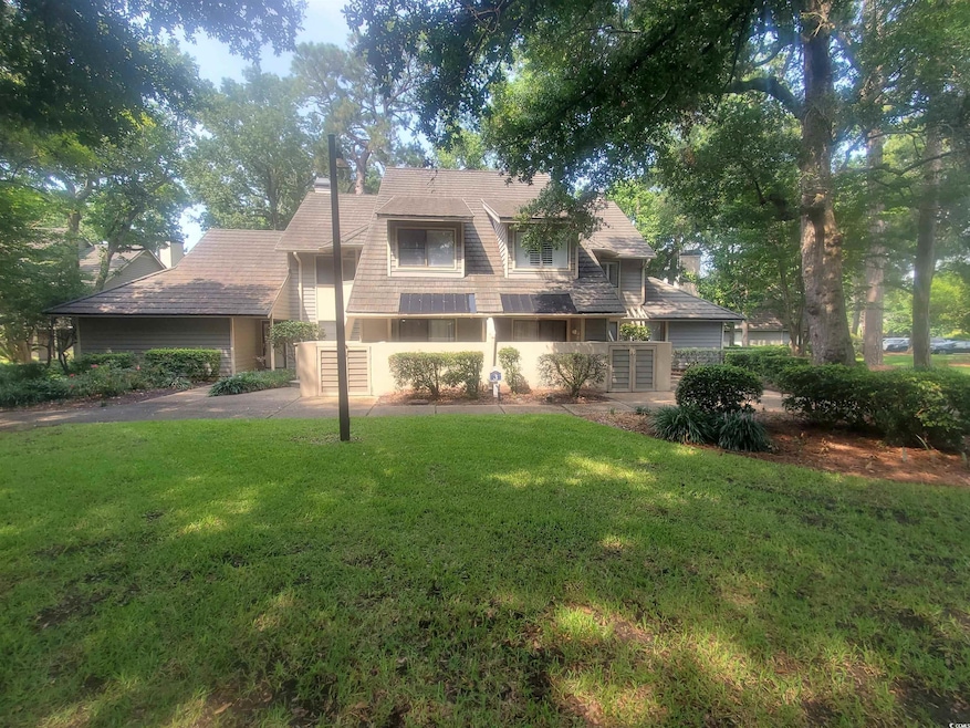 View of front of home with a front yard